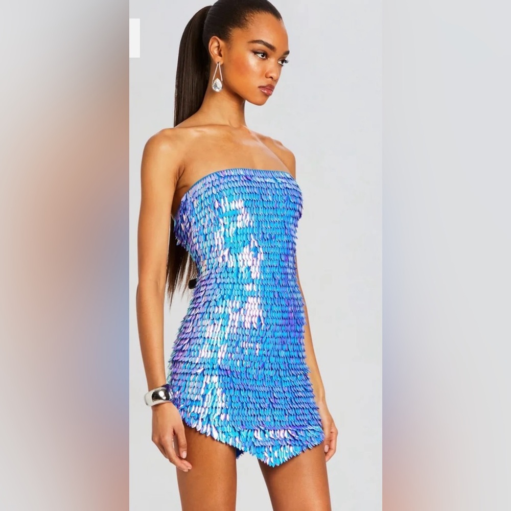 Valley Feather Sequin Dress - Retrofete